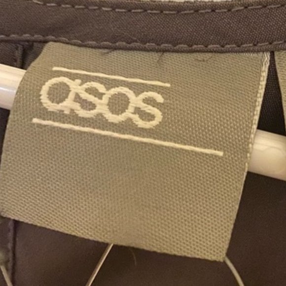 π₯SPECTACULARπ₯ Nordstrom Asos Soft Pleated Tiered Maxi Dress in Gray Lilac - Picture 9 of 10